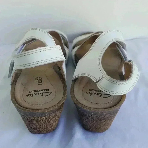 Clarks collection soft cushion strappy wedge sandal 9 - Picture 6 of 10